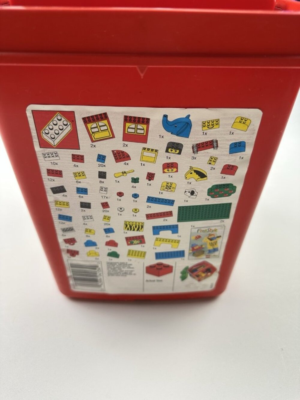 Lego FreeStyle bucket 1996 Uncomplete Sell As Is - Picture 9 of 11